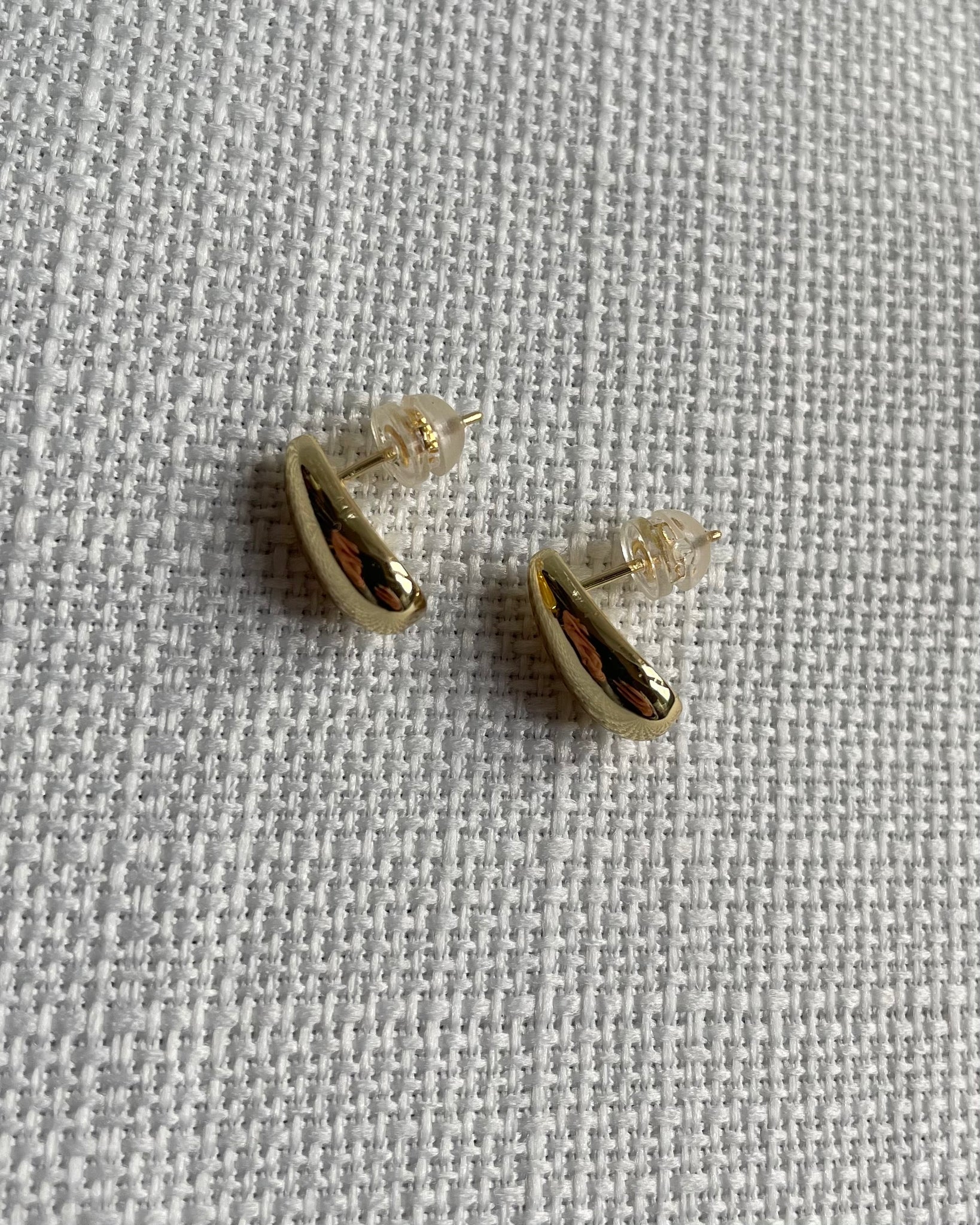 BRONTE | mini gold filled teardrop stud earrings