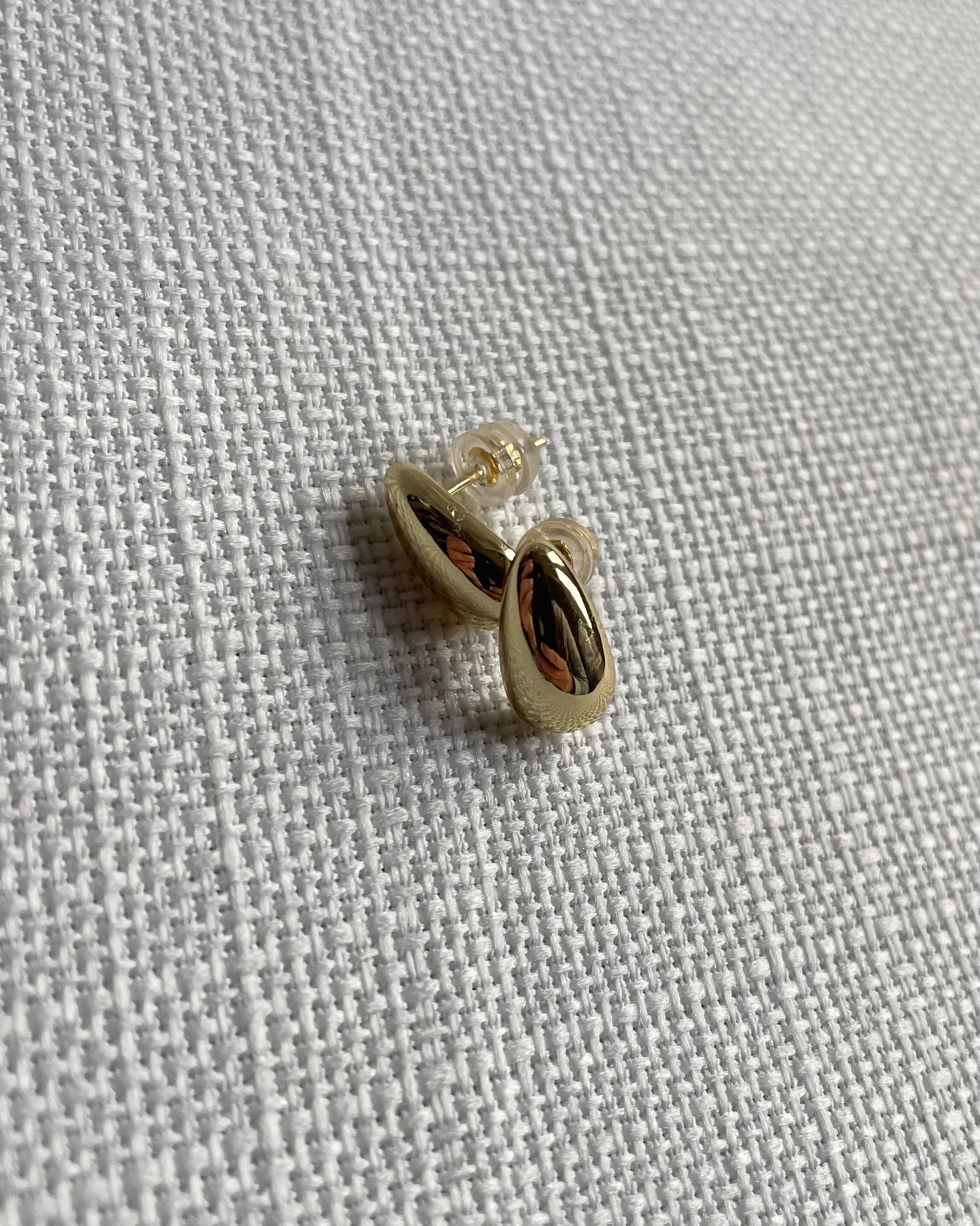 BRONTE | mini gold filled teardrop stud earrings