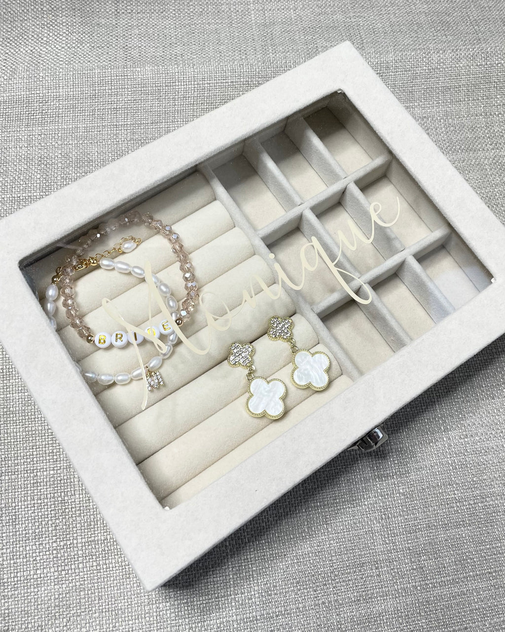 Customised name jewellery box